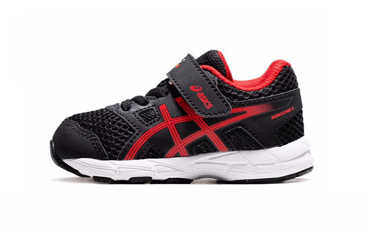 Детские кроссовки ASICS Gel-Contend 5 (черно-красные)