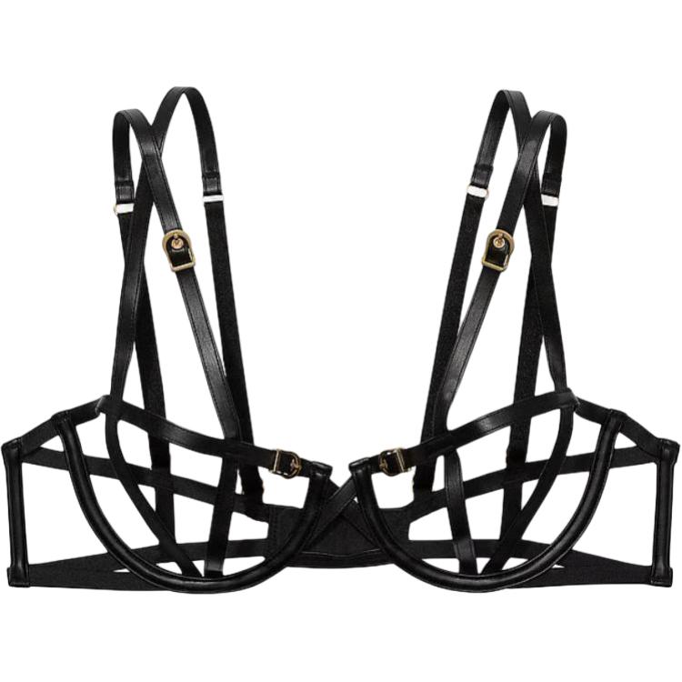 Женский бюстгальтер Victoria's Secret Balconette (черный)
