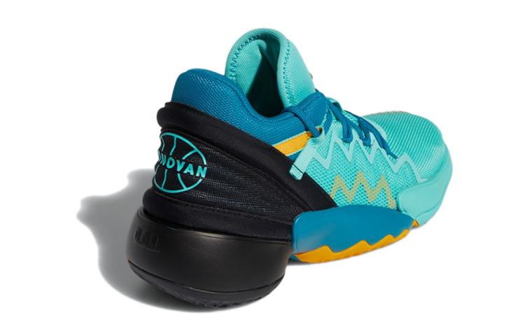 Кроссовки adidas D.O.N. Issue #2 J (зеленый / черный) — Зелёный / чёрный — фото 5