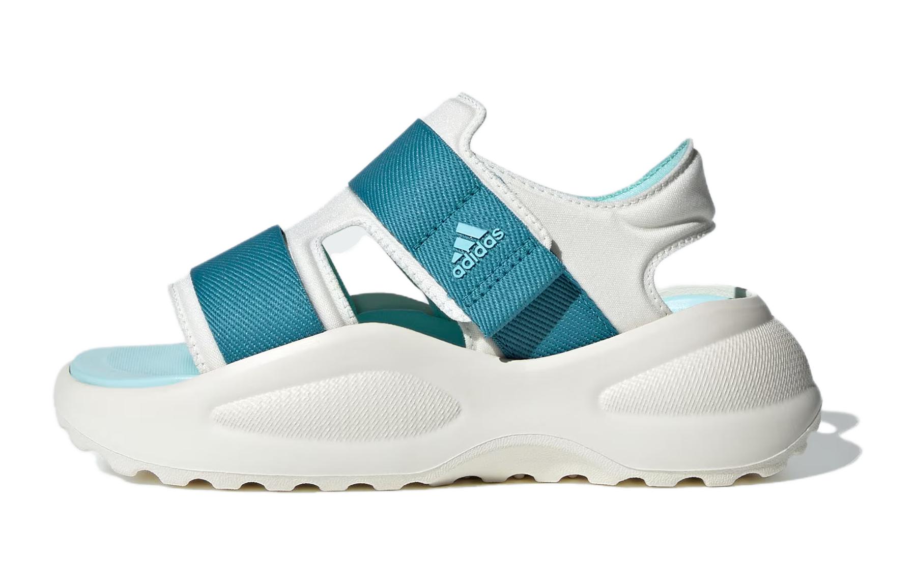 Детские сандалии adidas Mehana (бело-зеленые)