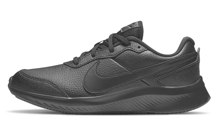 Кроссовки Nike NikeVarsity Leather GS (черные)