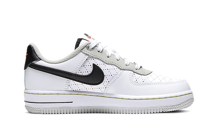 Детские кеды Nike Air Force 1 Fresh Perspective (черно-бело-красный) — фото 3