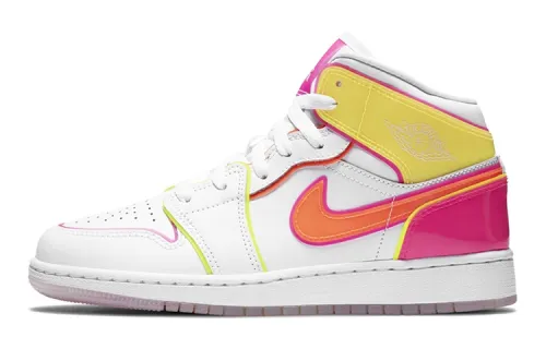 Jordan 1 Mid 'Edge Glow' GS