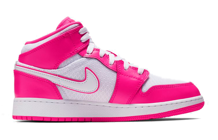 Кроссовки Jordan JordanAir Jordan 1 Mid GS (розовые) — фото 4