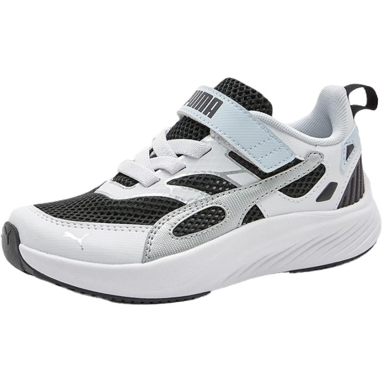 Детские кроссовки PUMA Pounce Lite (бело-черные)