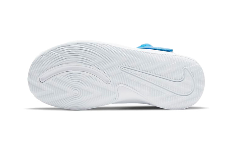 Детские кроссовки Nike Team Hustle D 9 Lil (синий / белый / желтый) — Синий / белый / жёлтый — фото 8