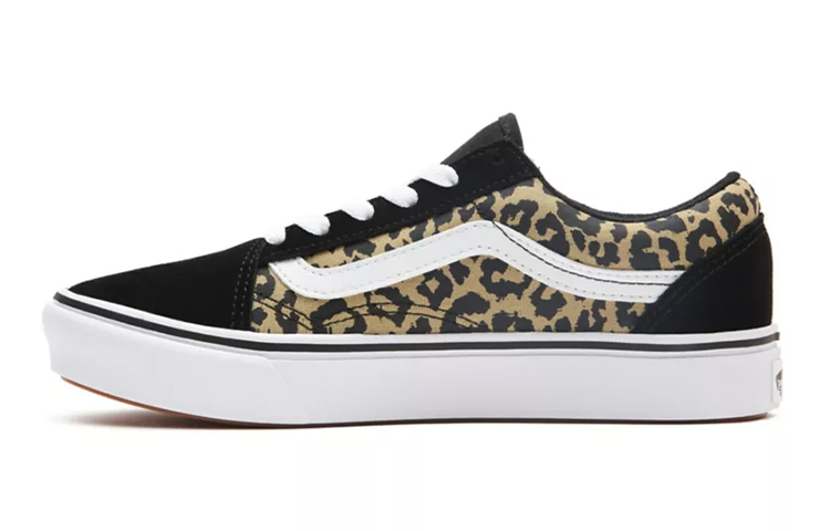 Кеды Vans Old Skool (черно-леопардовые)