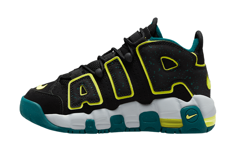 Кроссовки Nike Air More Uptempo "Geode Teal" (черные)
