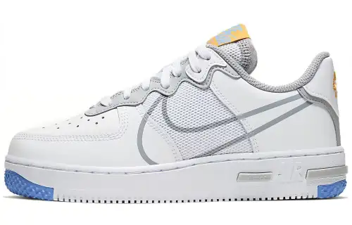 Nike Air Force 1 Low React SU White Light Smoke Grey GS