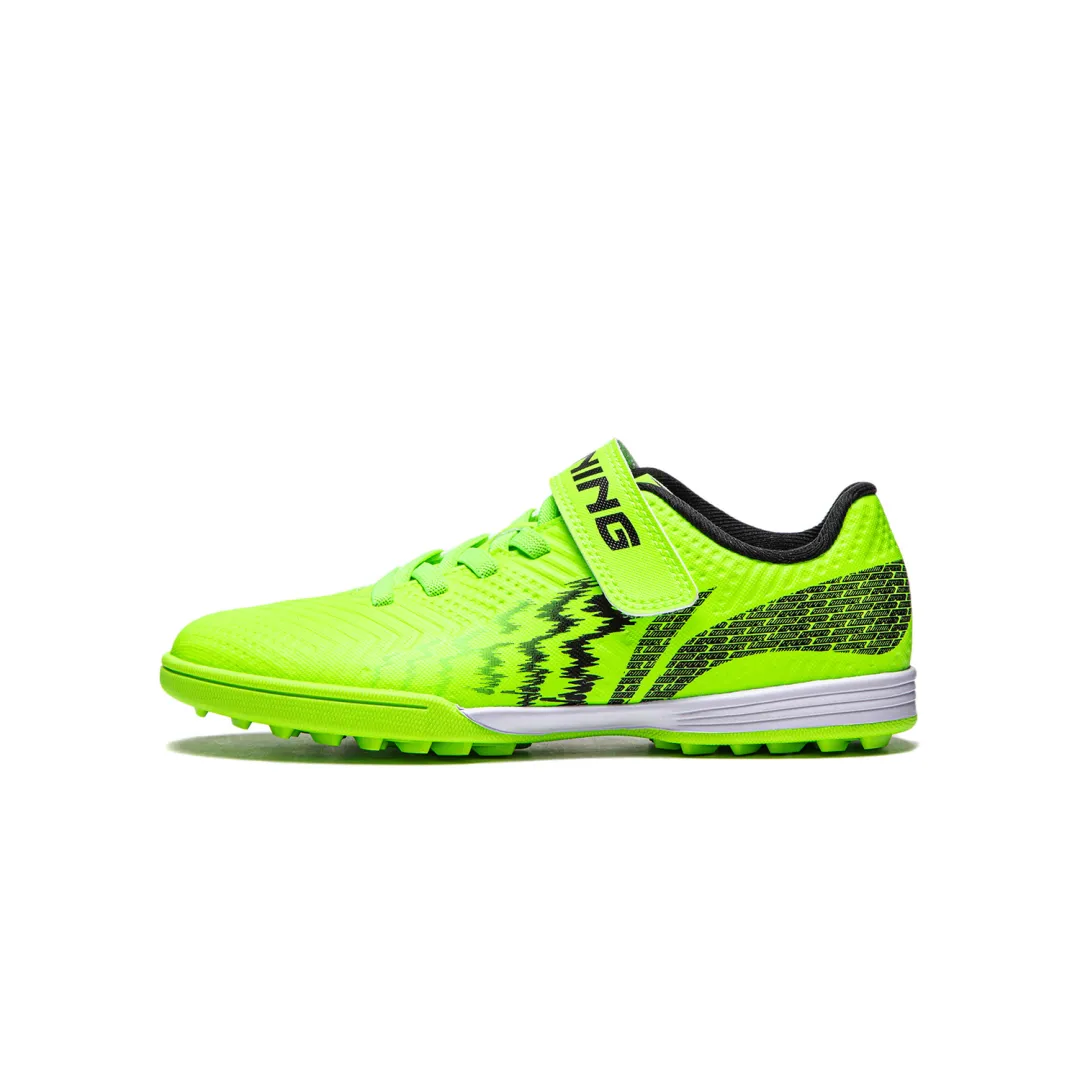 Li Ning YOUNG Low top Kids' Soccer Shoes Fluorescent Vanilla Green