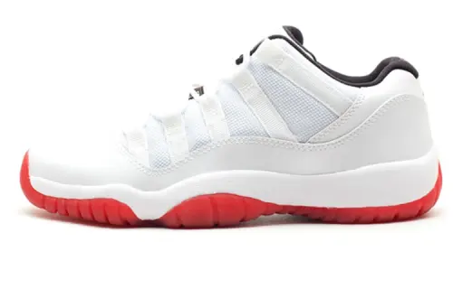 Jordan 11 Retro Low White Varsity Red GS