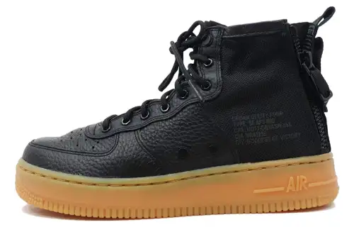Nike SF Air Force 1 Mid Black Gum GS