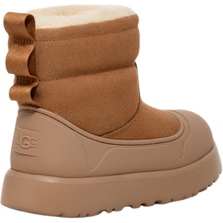 Детские ботинки UGG Classic Mini (коричневые) — Коричневый — фото 4