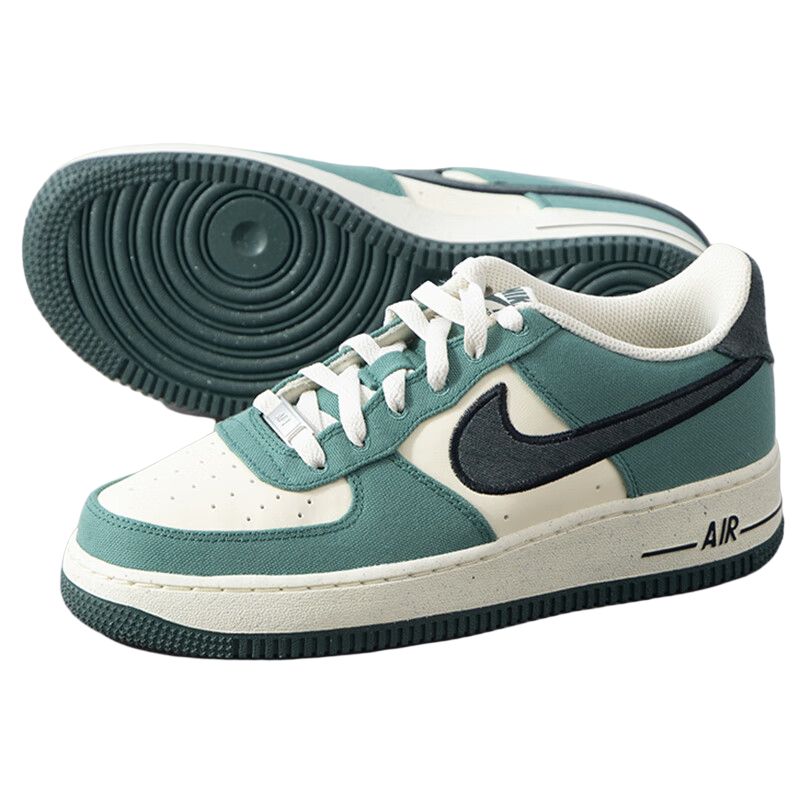 Кеды Nike Air Force 1 LV8 3 (зелено-бежевые) — Зелёныйбежевый — фото 13