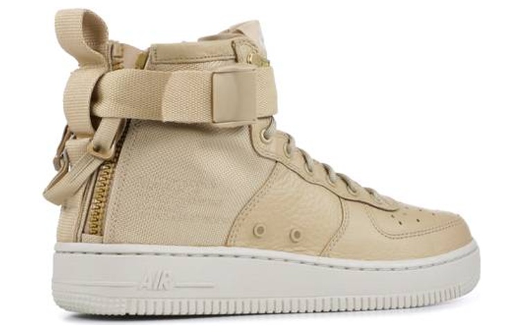 Кеды Nike Air Force 1 (коричнево-бежевые) — фото 6