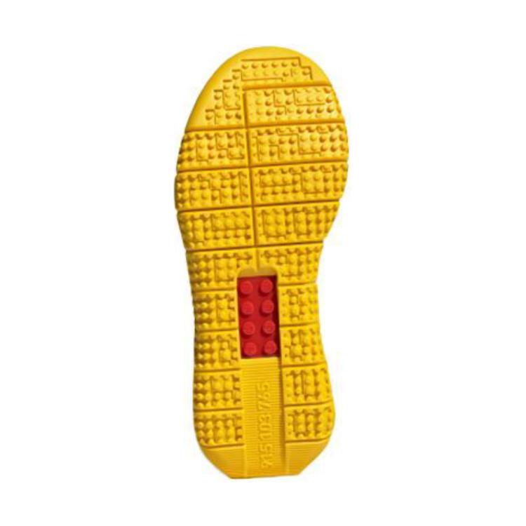Кроссовки LEGO x adidas Sport J (черно-желтые) — фото 7