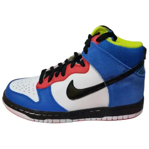 Nike Dunk High top Skateboard Shoes Blue Black White Unisex