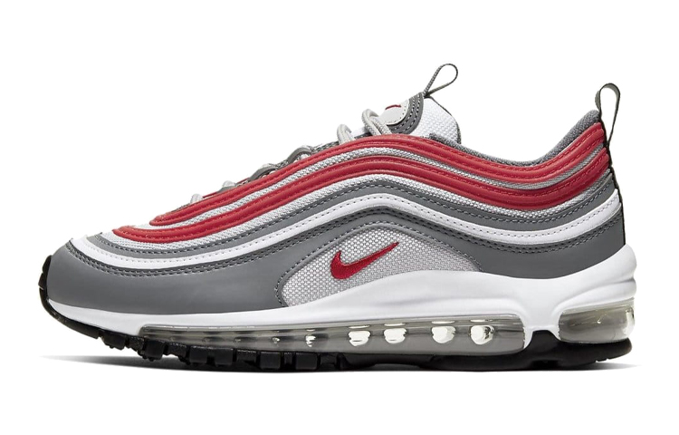 Nike Kids Air Max 97 "Smoke Grey/Red" Sneakers