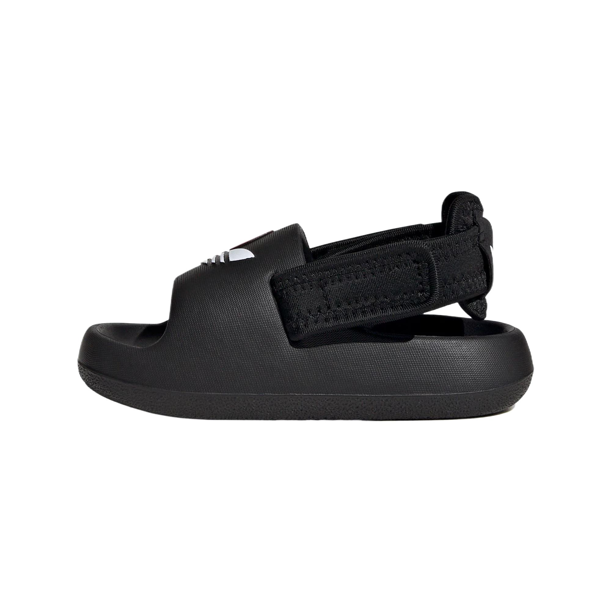 Детские сабо adidas originals ADIFOM ADILETTE I (черный) — Чёрный — фото 4