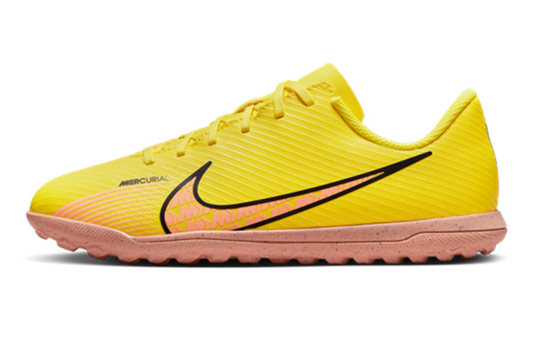 Детские футбольные бутсы Nike Nike Mercurial Vapor 15 Club (желто-розовые)