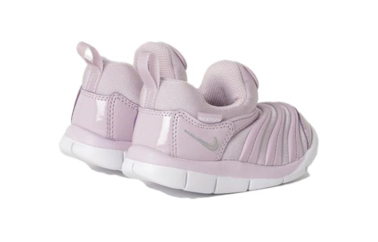 Детские кроссовки Nike Dynamo Free (розовые) — 冰淡紫/金属银 — фото 6