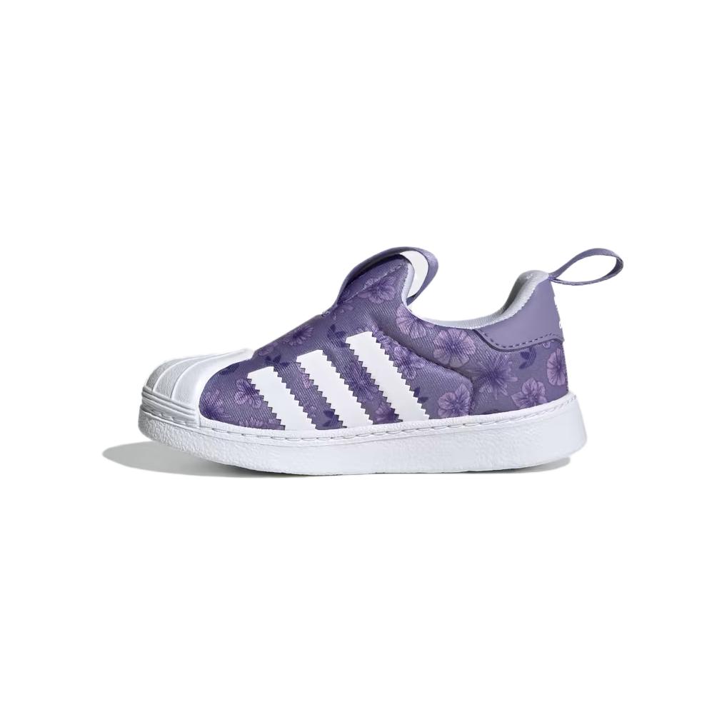 Детские кроссовки adidas originals SUPERSTAR 360 (фиолетово-белые)