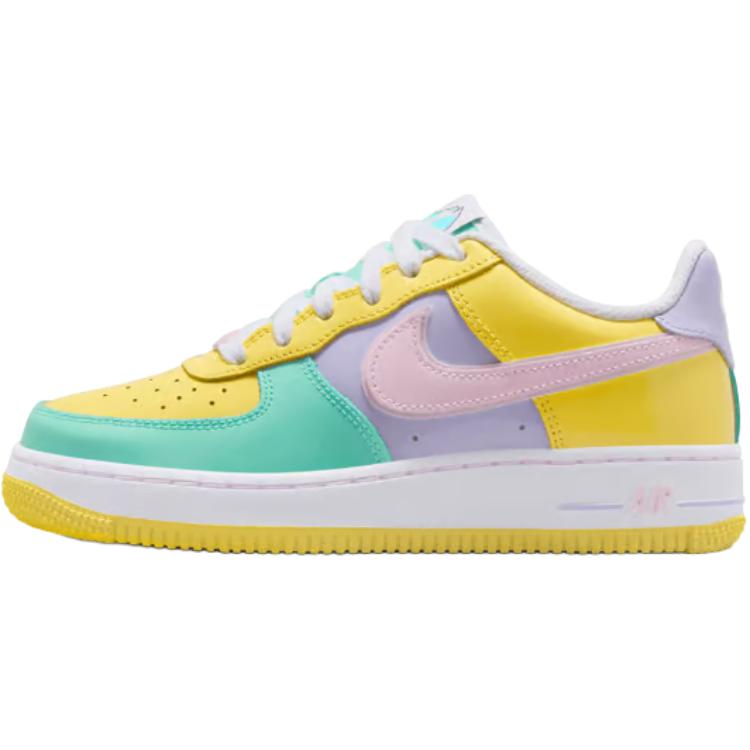 Кроссовки Nike NikeAir Force 1 Easter (2026) GS (желтый / фиолетовый / розовый / зеленый)