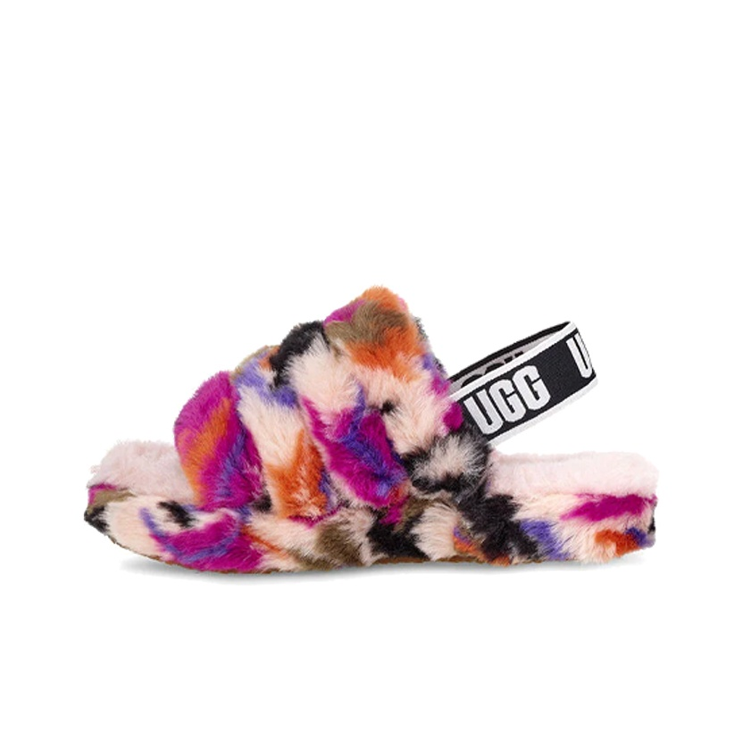 Детские сандалии UGG Fluff Yet Mottlee (разноцветные)