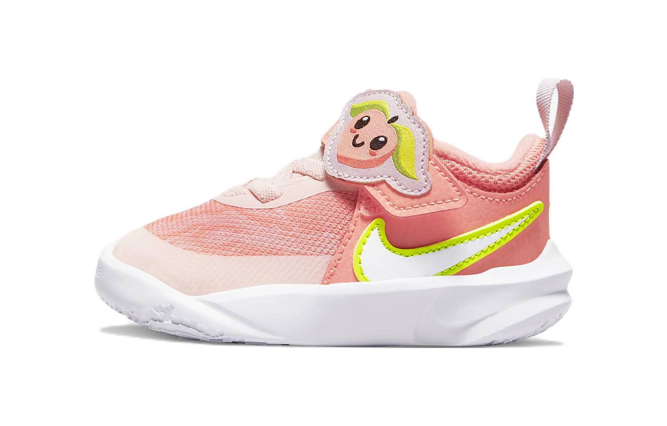 Кроссовки Nike Team Hustle D 10 Lil (бело-оранжевые)