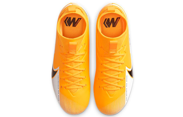 Детские бутсы Nike Mercurial Superfly 7 (черно-желтые) — Чёрныйжёлтый — фото 4