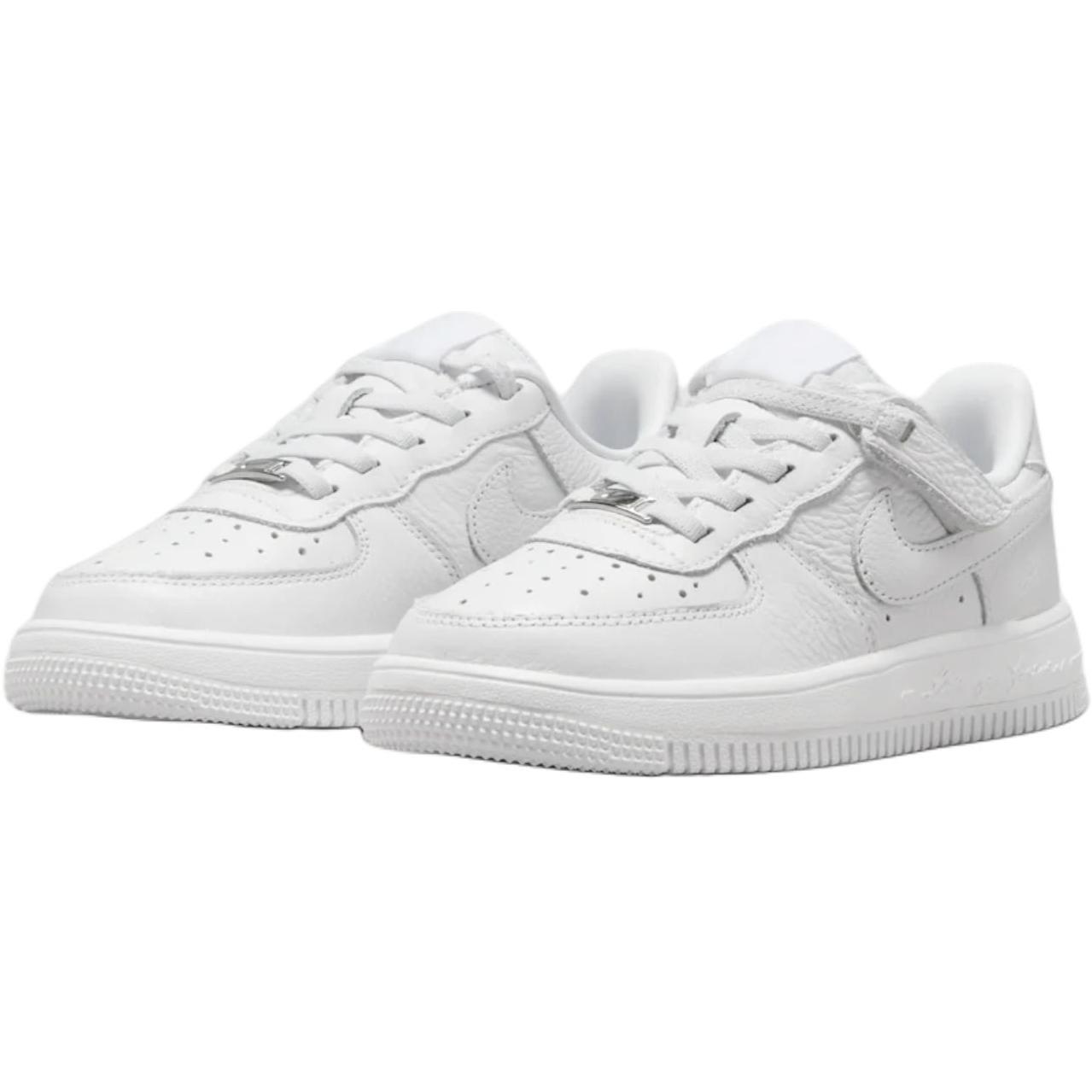 Детские кеды Nocta x Nike Air Force 1 Low Easy-On SP (белые) — фото 5