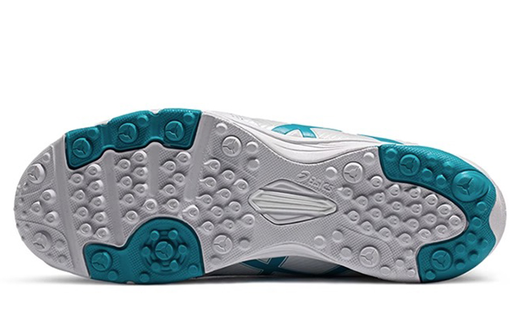 Детские бутсы ASICS Ultrezza 3 JR GS TF (белые) — Зелёный — фото 7