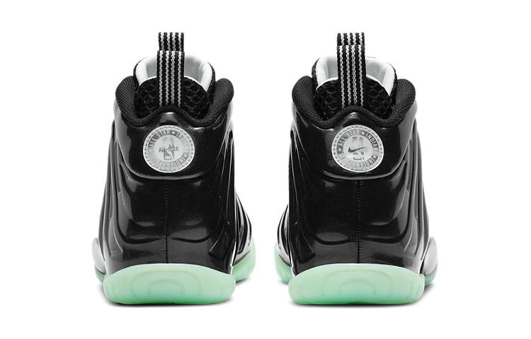 Кроссовки Nike NikeLittle Posite One All-Star (черно-зеленые) — Чёрный / зелёный — фото 7
