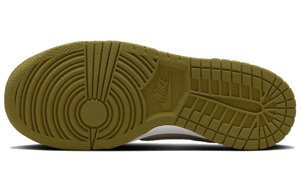 Кроссовки Nike Dunk GS (бело-зеленые) — Белыйзелёный — фото 6