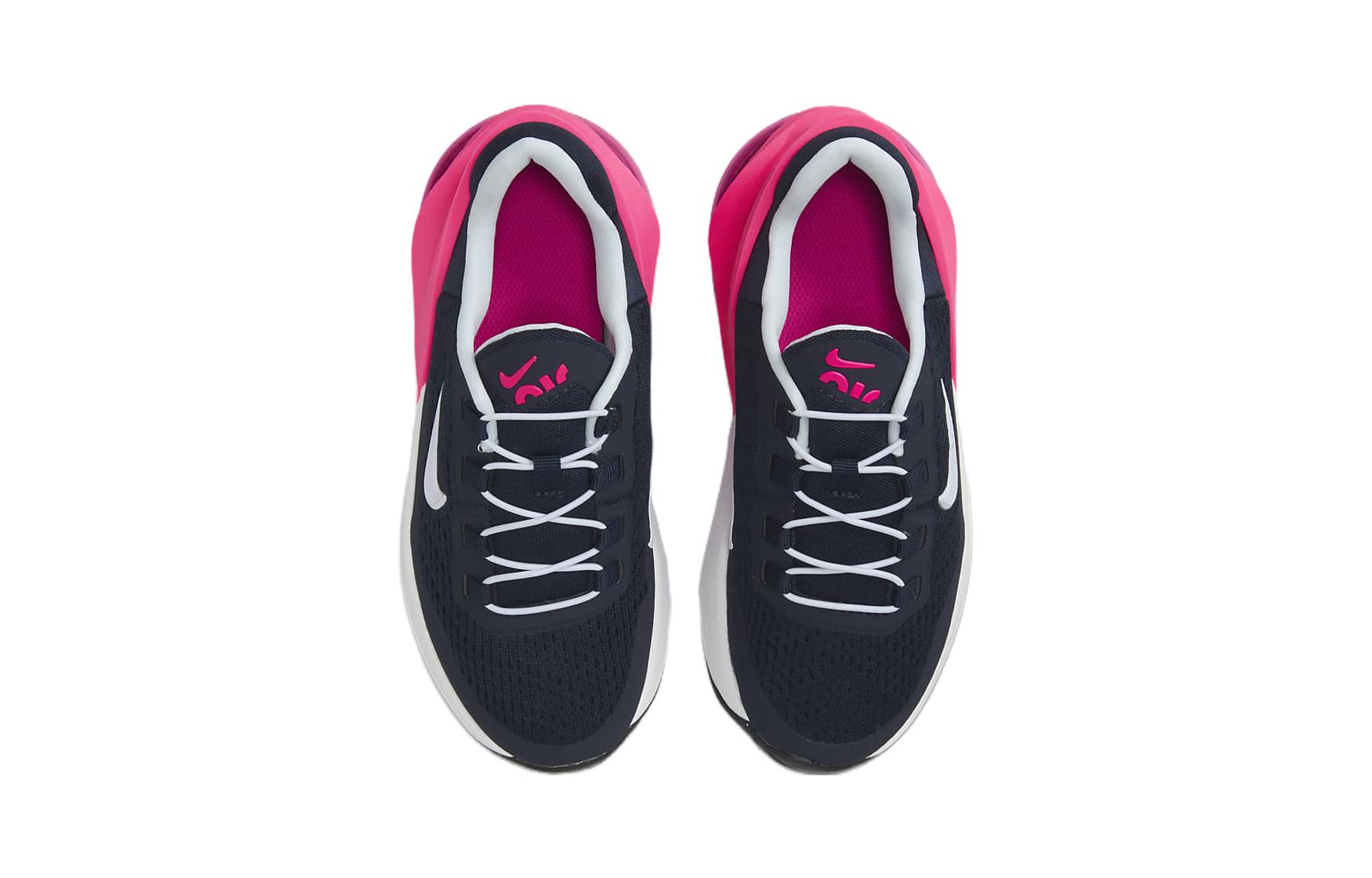Детские кроссовки Nike Air Max 270 (черно-розовые) — Чёрныйрозовый — фото 6