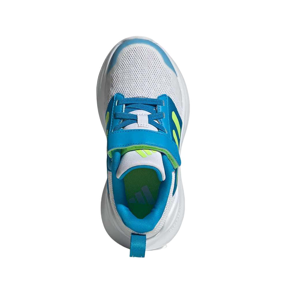 Детские кроссовки adidas Tensaur Run 3.0 (серо-сине-желтые) — фото 6