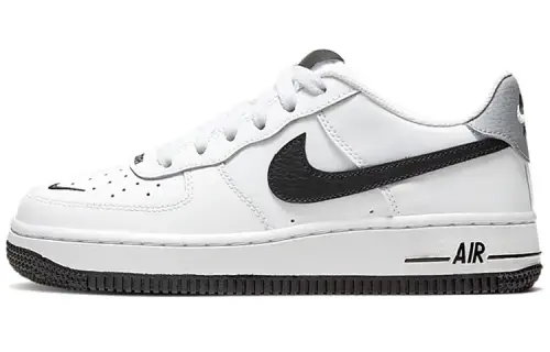 Nike Air Force 1 Low '07 LV8 White Black Mini Swoosh GS