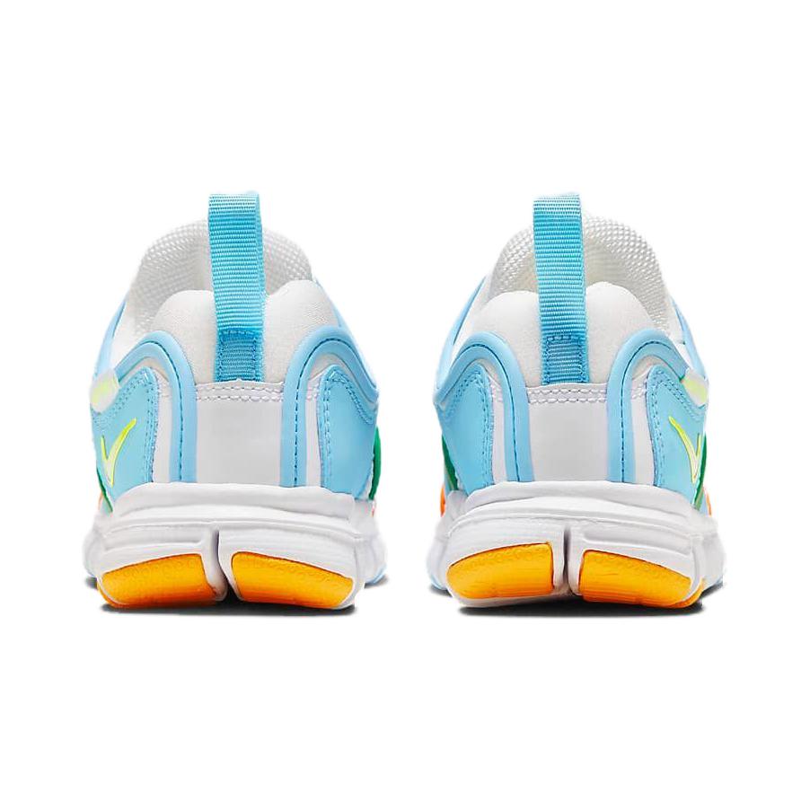 Детские кроссовки Nike Dynamo Free BR PS (зеленые) — 白色/白色/水宝蓝/黑 — фото 6