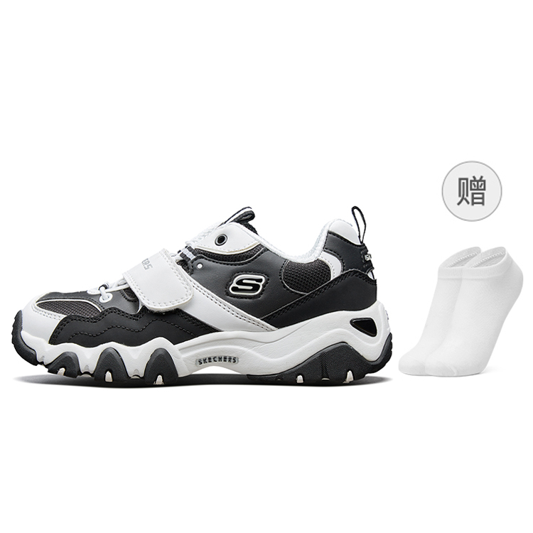 Кеды Skechers (бело-черные)