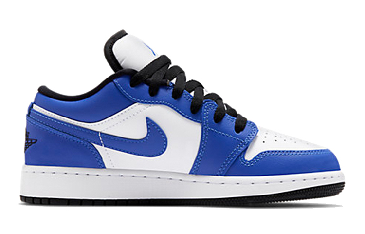 Кроссовки Jordan Air Jordan 1 Low Game Royal (бело-синие) — фото 4