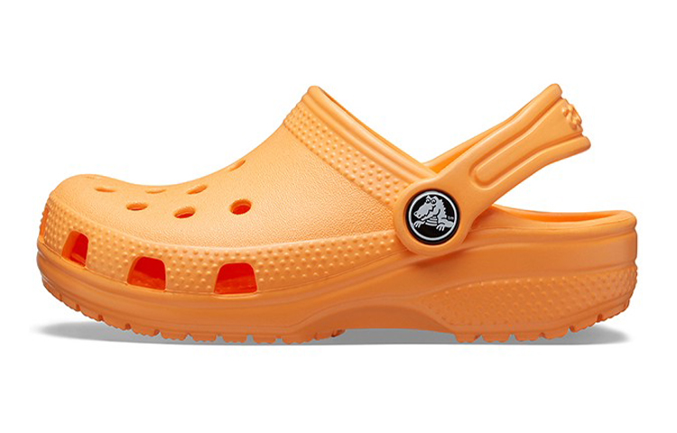 Crocs Crocs Classic clog classic small Crocs beach children's hole sandals honeydew orange children's style