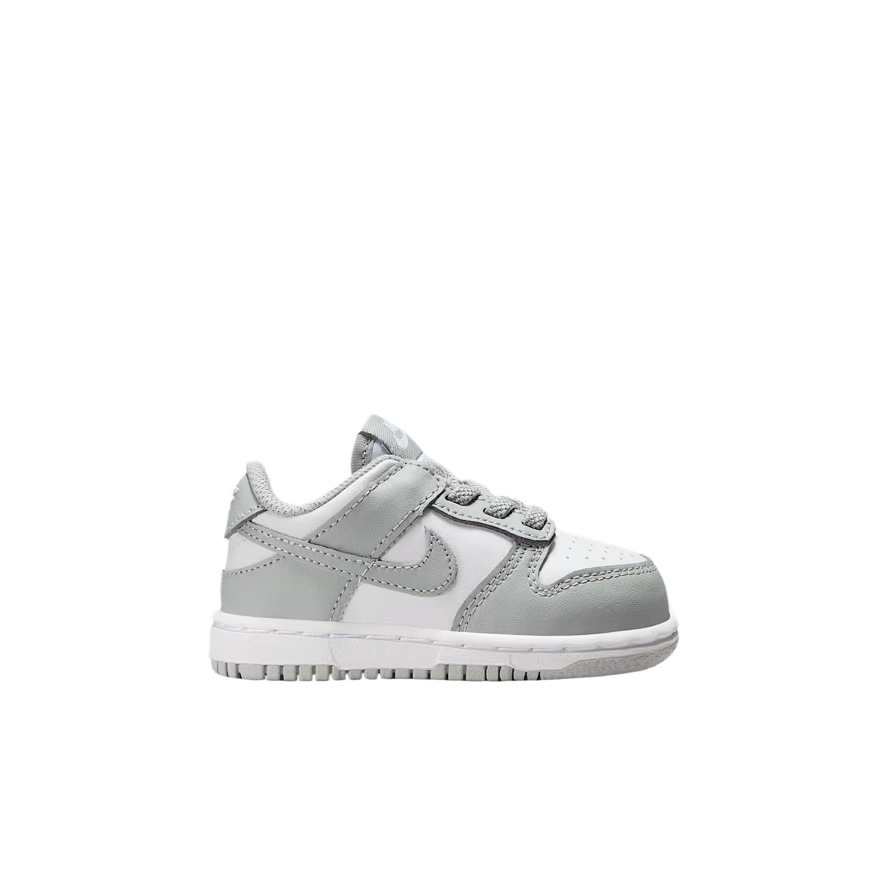 Детские кроссовки Nike Dunk Low (светло-серый) — фото 3