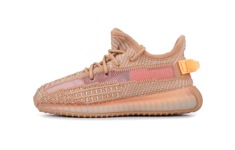 Adidas originals Yeezy Boost 350 V2 clay \"Clay\" low top sports shoes brown infant
