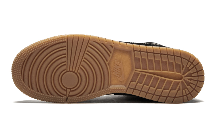Кроссовки Jordan Air Jordan 1 Mid (черно-белые) — Чёрный / белый — фото 6