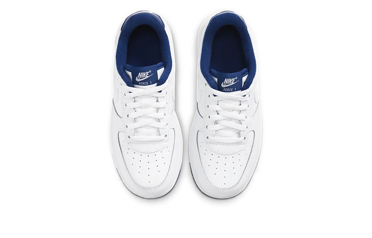 Кеды Nike Air Force 1 -1 (бело-синие) — Белыйсиний — фото 5