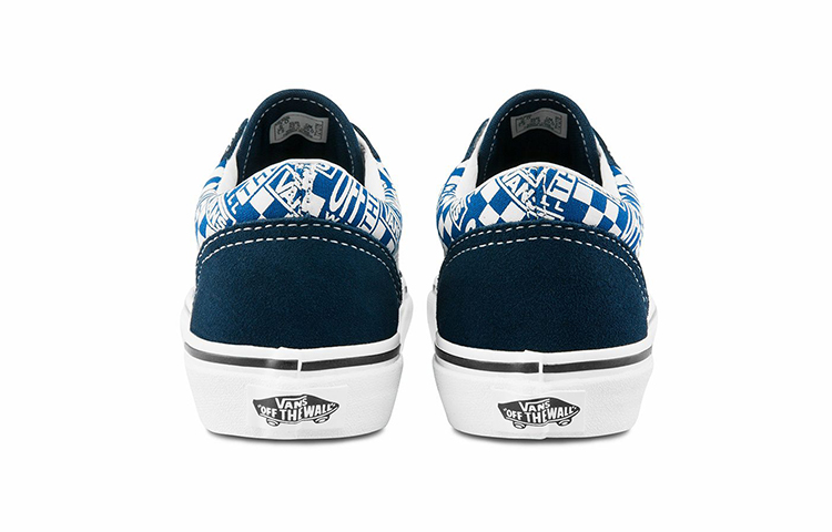 Кеды Vans Old Skool (сине-белые) — фото 4