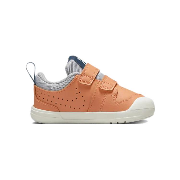 Детские кроссовки Nike Pico 5 Lil (бело-оранжевые) — фото 4