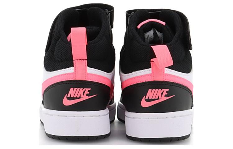 Кроссовки Nike NikeCourt Borough Mid 2 (черно-розовые) — фото 16