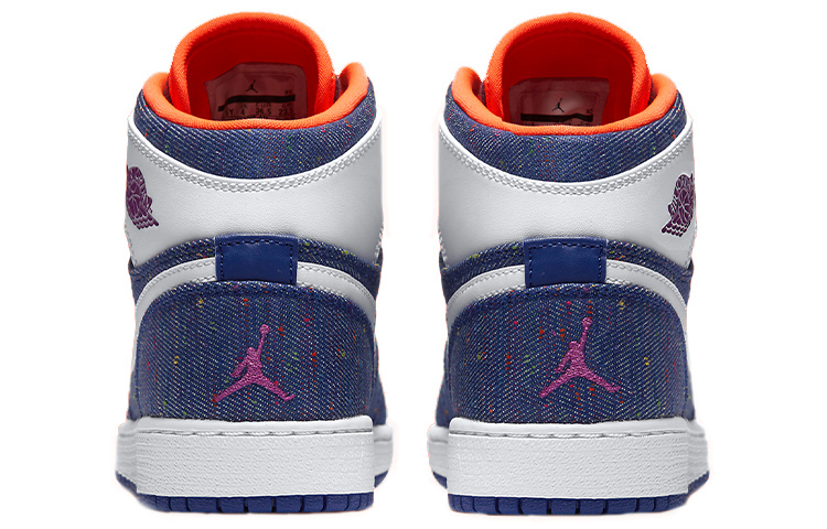 Кроссовки Jordan Air Jordan 1 Retro High GS (синие) — фото 7