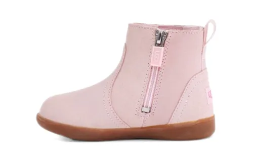 UGG Ryndon Langdon plus velvet short-tube children's snow boots seashell pink children's and middle-aged children